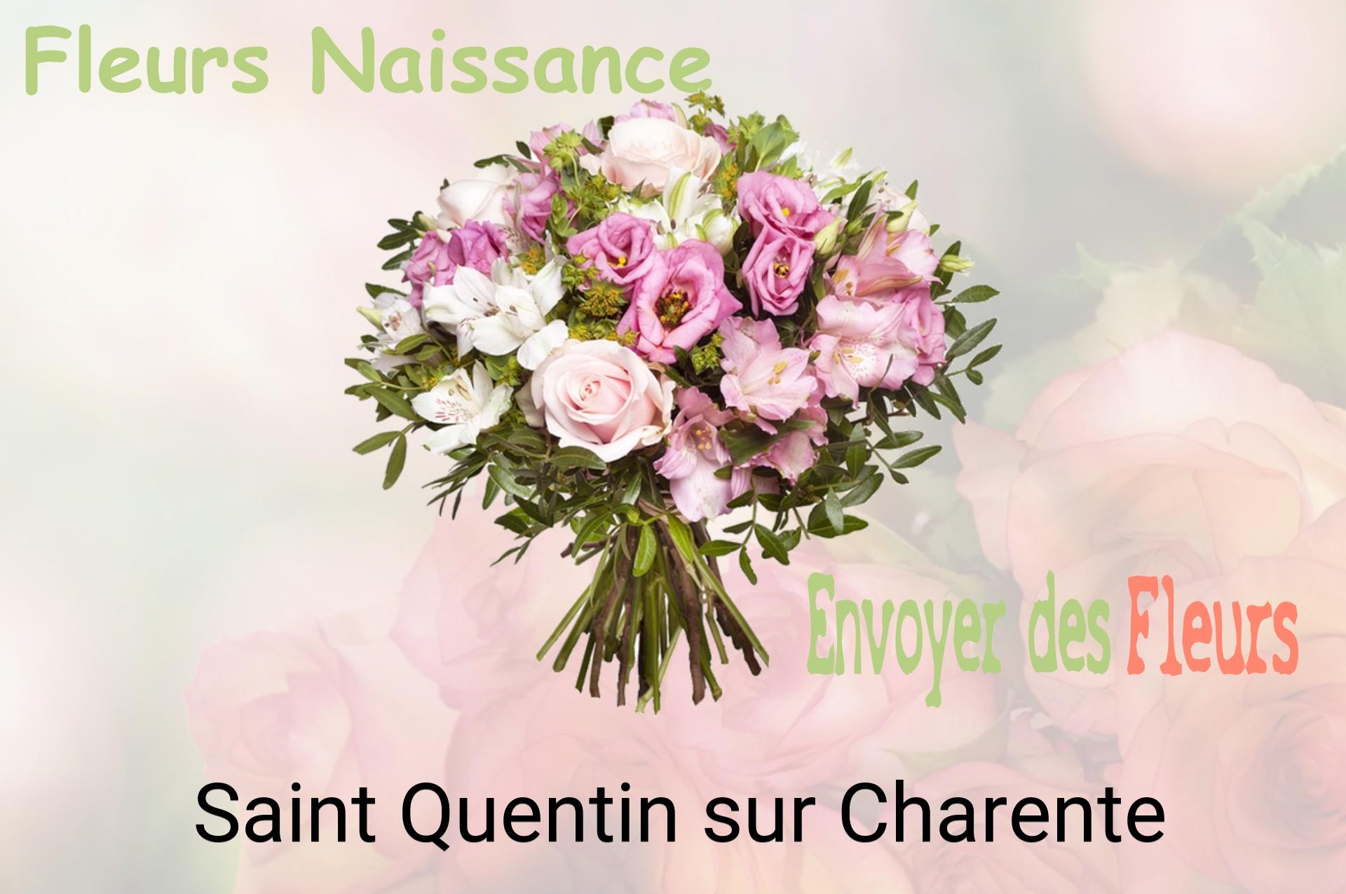 Bouquet de fleurs de naissance livré à Saint-Quentin-sur-Charente